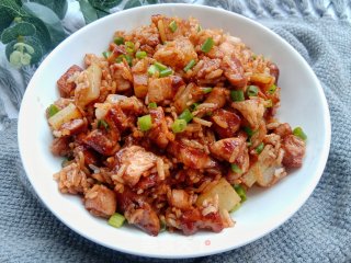土豆鸡肉拌饭的做法步调：10