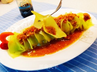 洪亮爽心低脂安康好食，蒜喷鼻利剑灼莴笋的做法步调：7