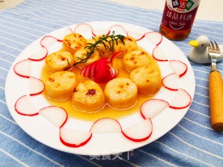 低脂安康养分的好食～喷鼻煎带子的做法步调：7