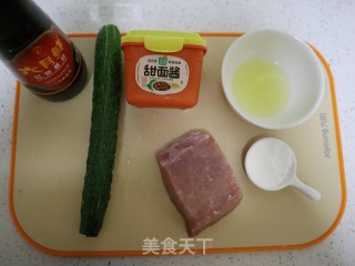 京酱肉丝的做法步调：1