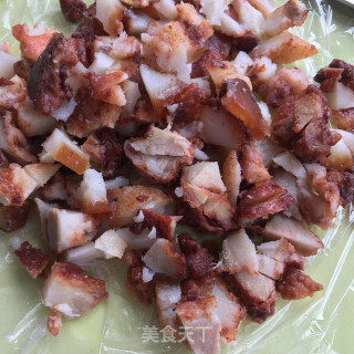 肉终炒鹿茸菇的做法步调：2
