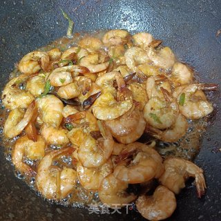 辣炒年夜虾的做法步调：8