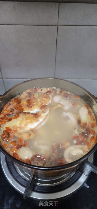 风姜煎蛋烧酒鸡汤的做法步调：13