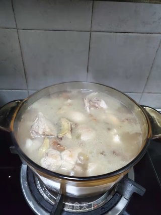 风姜煎蛋烧酒鸡汤的做法步调：11