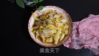 醋溜娃娃菜的做法步调：6