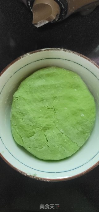 艾草馒头的做法步调：4