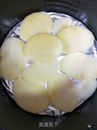 氛围炸锅烤薯片的做法步调：6