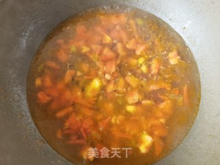 西白柿芽菜蛋花汤的做法步调：6