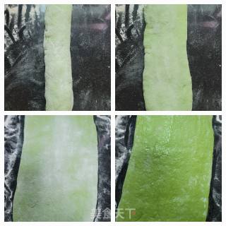 喷鼻煎艾草卷的做法步调：9