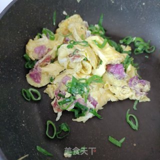 玫瑰花炒蛋的做法步调：11