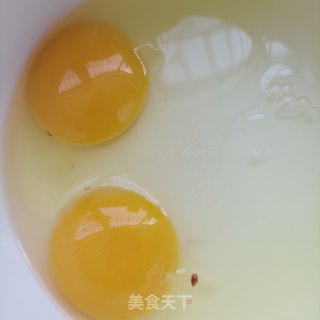 玫瑰花炒蛋的做法步调：4