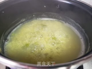 小米豌豆粥的做法步调：4
