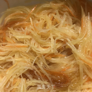凉拌土豆丝的做法步调：10