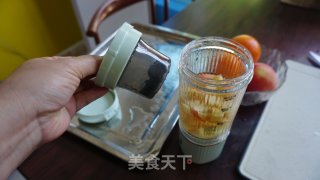 蜜桃黑龙茶战橙子汁的做法步调：5