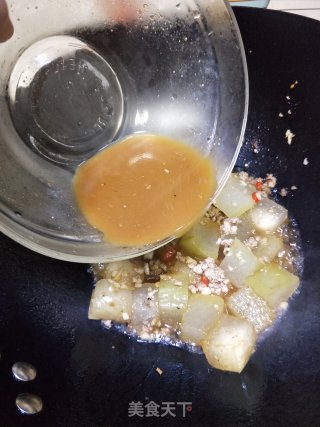 肉终焖冬瓜的做法步调：9