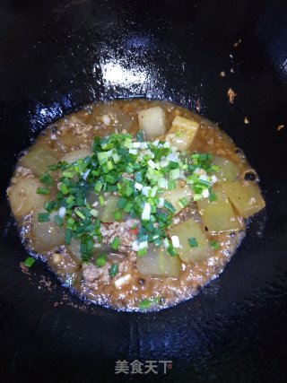 肉终焖冬瓜的做法步调：11