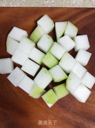 肉终焖冬瓜的做法步调：2