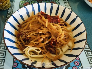辣子土豆丝拌扯里的做法步调：14