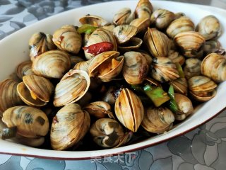 辣炒花蛤的做法步调：11