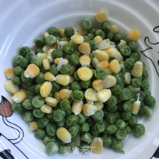 翡翠虾仁的做法步调：4