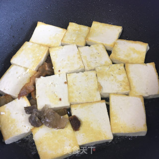 肉片杏鲍菇烧豆腐的做法步调：6