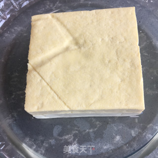 肉片杏鲍菇烧豆腐的做法步调：1