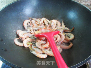 炒海利剑虾的做法步调：4