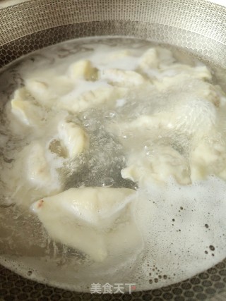 喷鼻菇猪肉馅饺子的做法步调：14