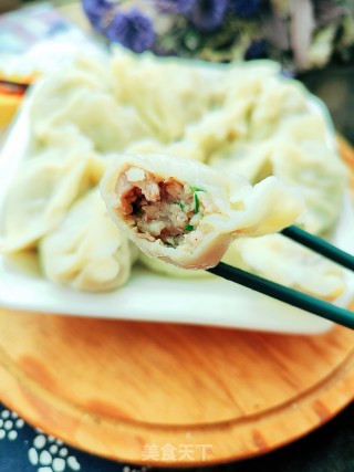 喷鼻菇猪肉馅饺子的做法步调：17