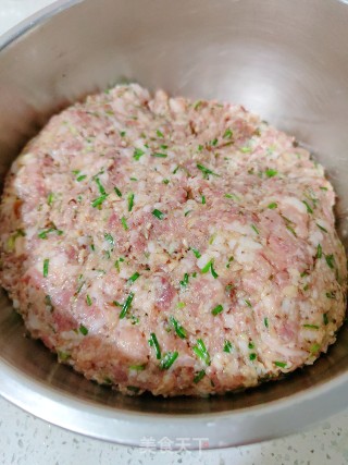 喷鼻菇猪肉馅饺子的做法步调：5