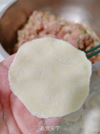 喷鼻菇猪肉馅饺子的做法步调：10