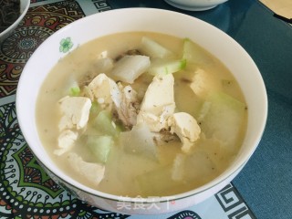 冬瓜鱼头炖豆腐的做法步调：9