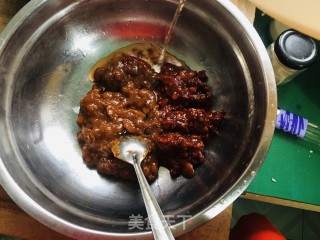 喷鼻菇牛肉酱拌里的做法步调：4