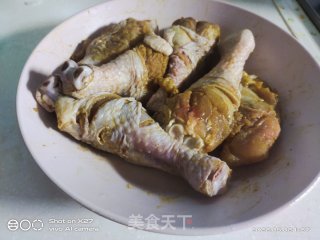 盐焗鸡腿的做法步调：2