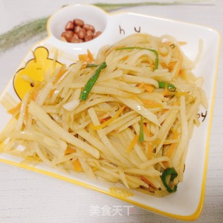 酸溜土豆丝的做法步调：8