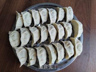 秋笋莴笋叶陈肉饺的做法步调：10