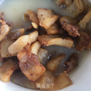 油渣酸酸烧豆腐的做法步调：3