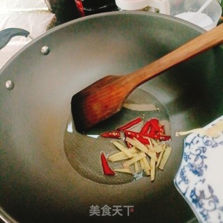 素炒莴笋的做法步调：5