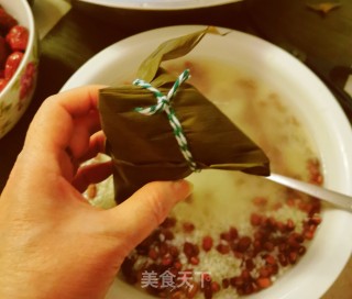 白枣白豆糯米粽子的做法步调：9