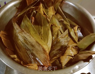 白枣白豆糯米粽子的做法步调：3
