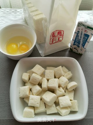 吐司布丁的做法步调：2