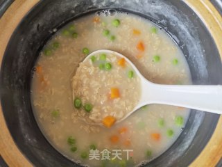 胡萝卜豌豆燕麦粥的做法步调：8