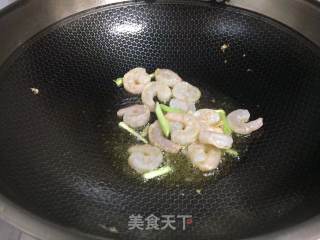 快菜炒虾仁的做法步调：10