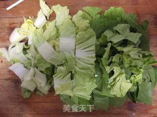 快菜炒虾仁的做法步调：4