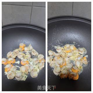 韭菜炒扇贝肉的做法步调：3