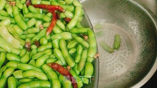 火煮毛豆的做法步调：6