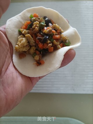 豆角素馅火饺的做法步调：15