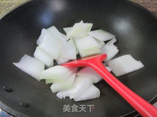 榨菜丝蘑菇冬瓜汤的做法步调：2