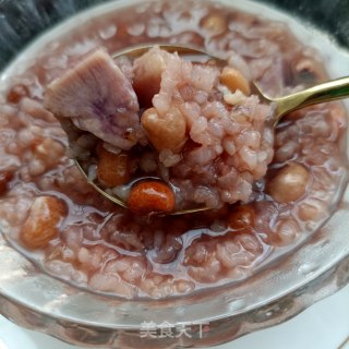 豇豆苦荞粥的做法步调：8