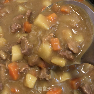 咖喱牛肉饭的做法步调：13